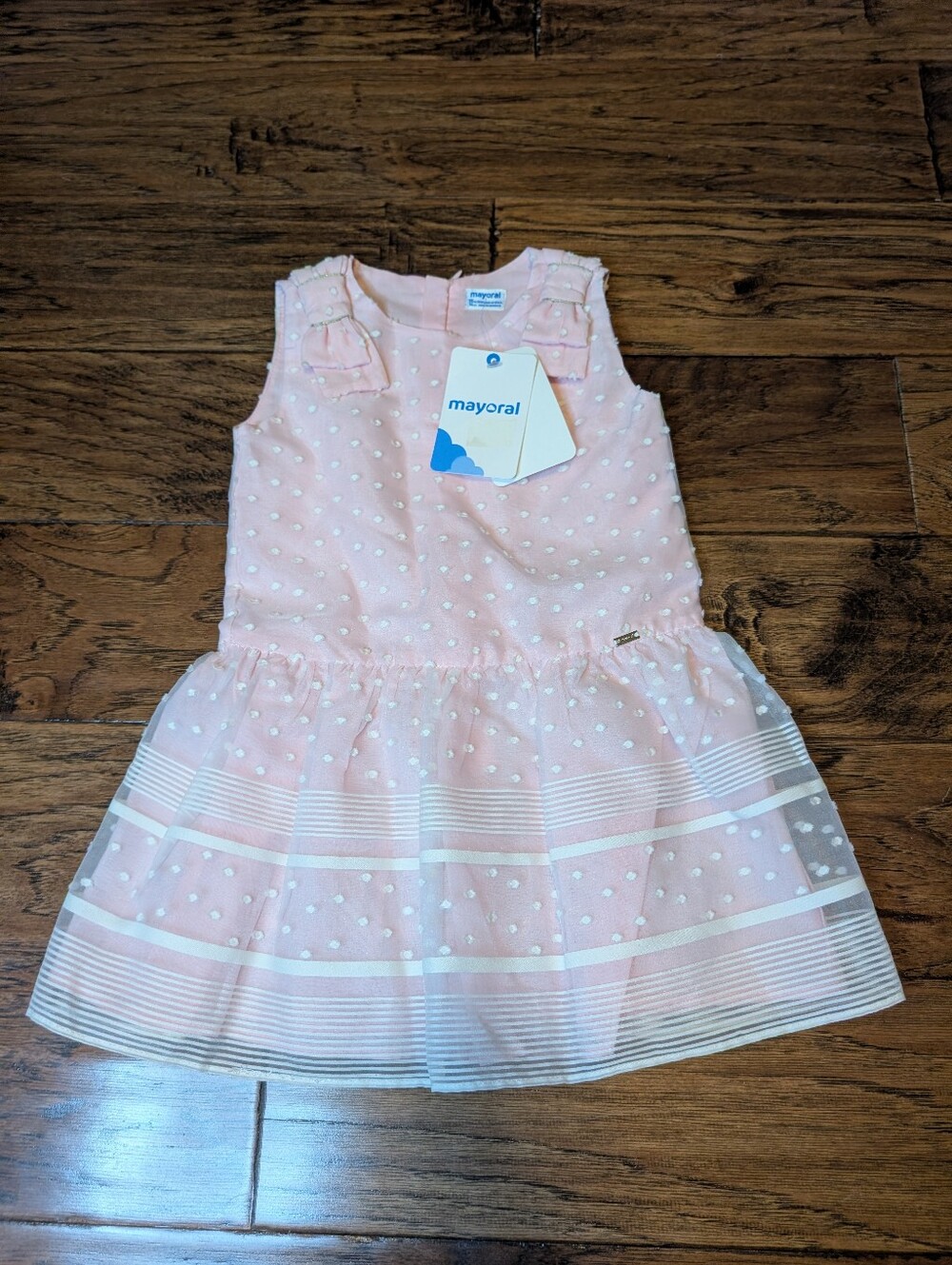 Mayoral Pink Toddler Girl's Dress Size 3 NWT